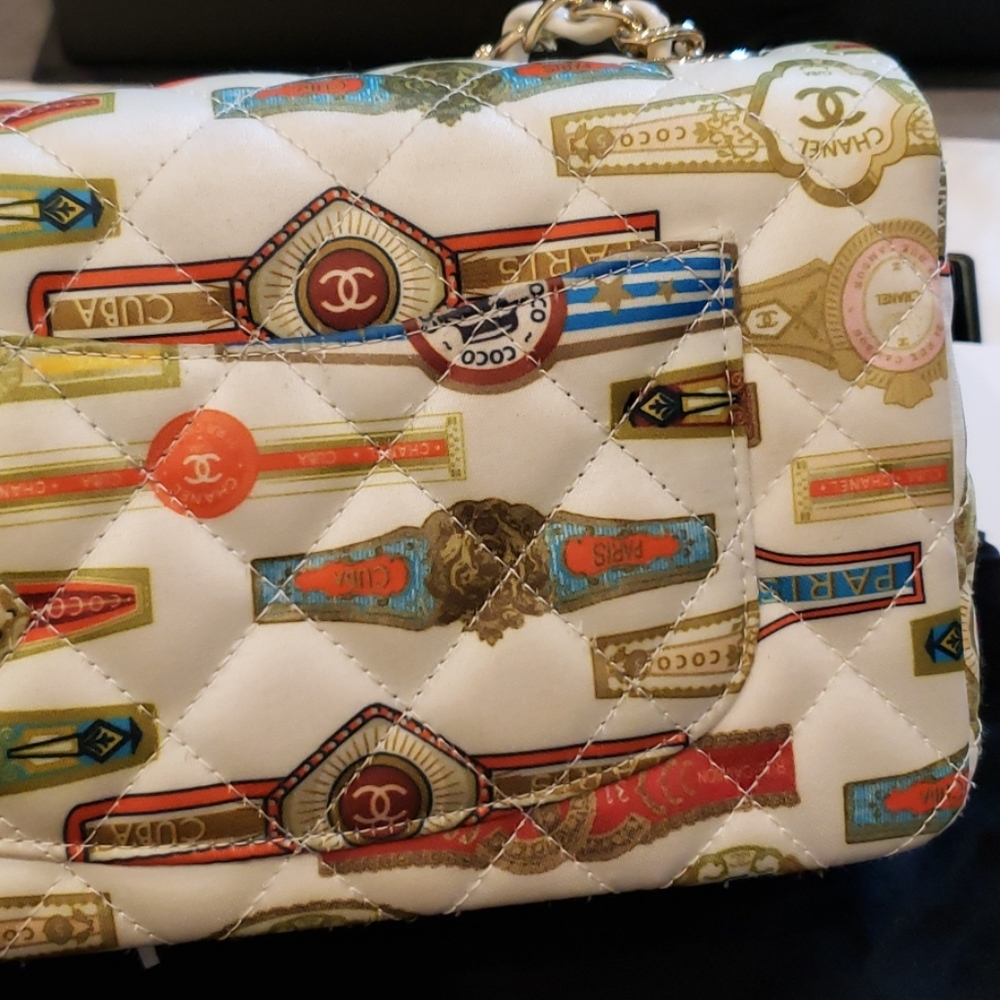 ❗SOLD❗Chanel Satin Classic Flap Mini Rectangle - Picture 7 of 15
